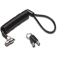 Kensington - K64423ww negro- plata - cable antirrobo (llave- negro- plata- acero- 1-8 m- china- 189 mm)